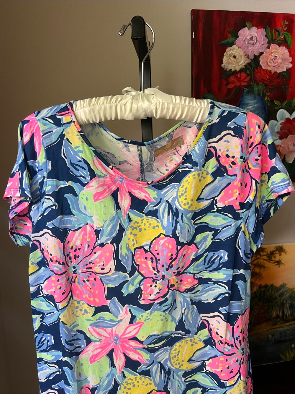 Lilly Pulitzer Marlowe boat neck capri dress 100% pima cotton - Picture 2 of 8